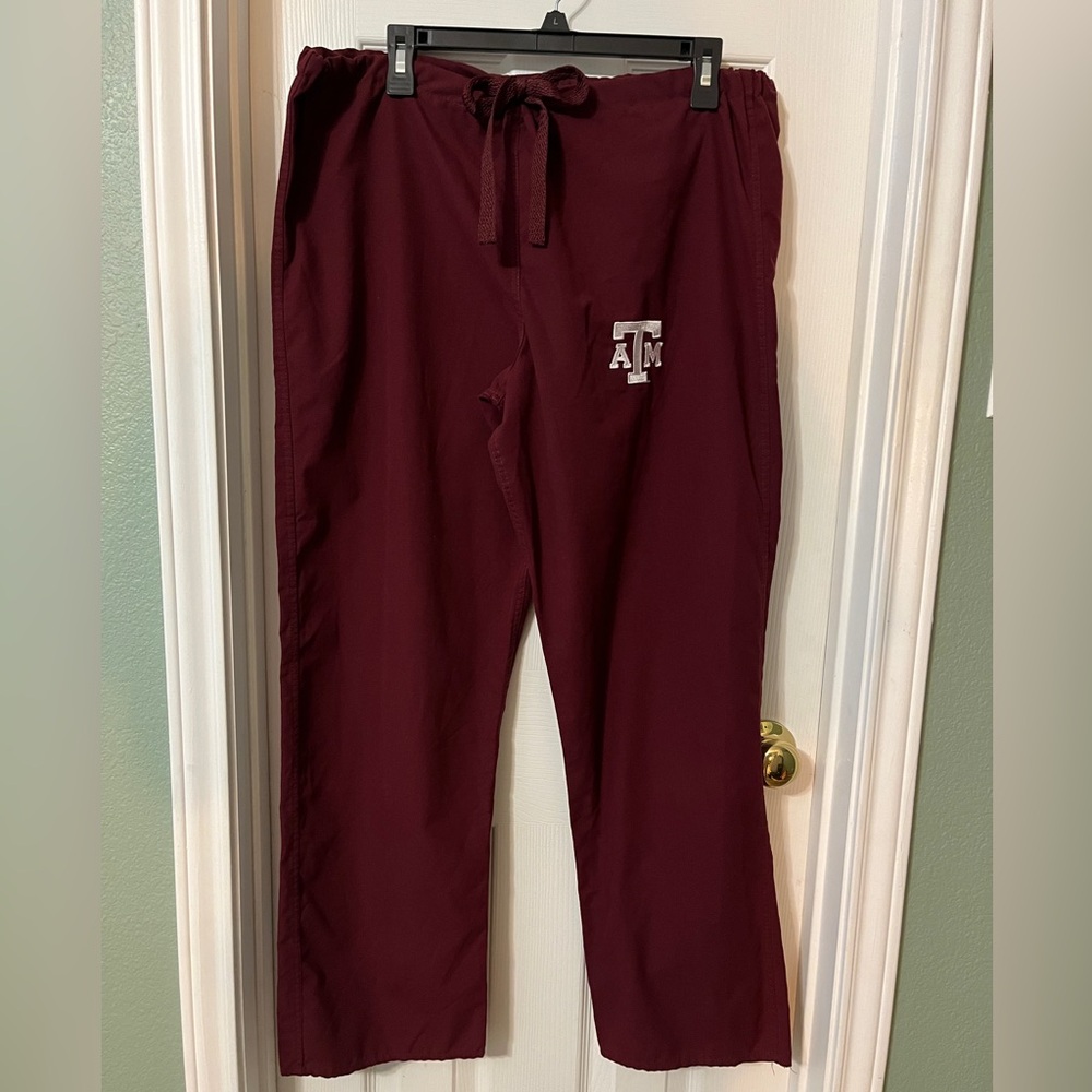 Smart Scrubs A&M Scrub Pants with Embroidered Logo